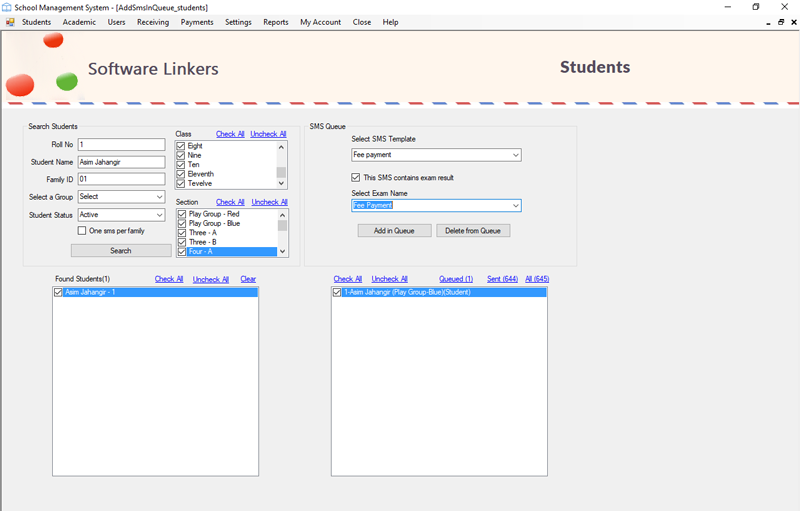 School SMS Software